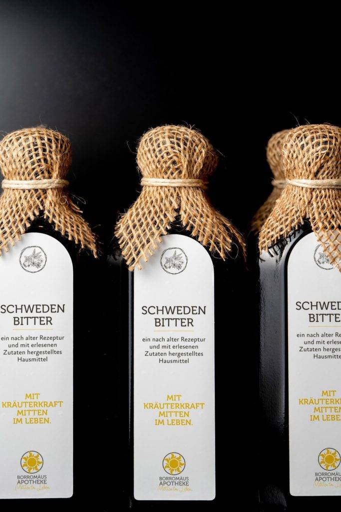 Schwedenbitter - Eigenprodukt der Borromaeus Apotheke Salzburg